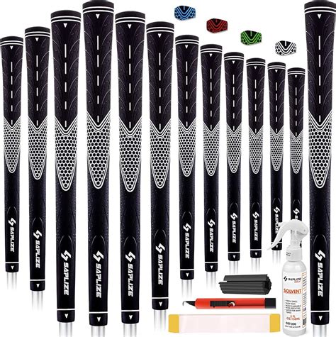 599 FREE delivery Wed, Dec 20 on 35 of items shipped by Amazon Arrives before Christmas Best Seller CHAMPKEY Premium Rubber Golf Grips 13 Pack High Traction and Feedback Rubber Golf Club Grips Choose Between 13 Grips with 15 Tapse and 13 Grips with All Kits 5,002 100 bought in past month 2999 Save 10 with coupon (some sizescolors). . Golf club grips amazon